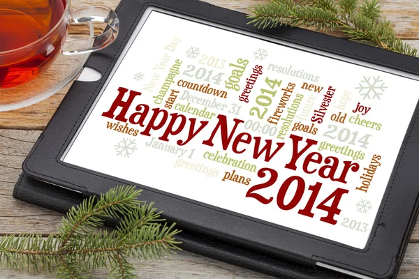 Feliz Año Nuevo 2014 — Foto de Stock