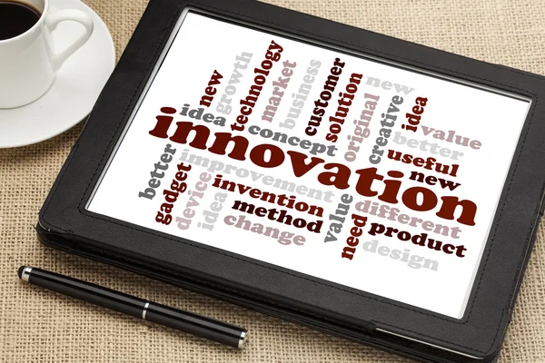 Innovation word cloud — Stockfoto