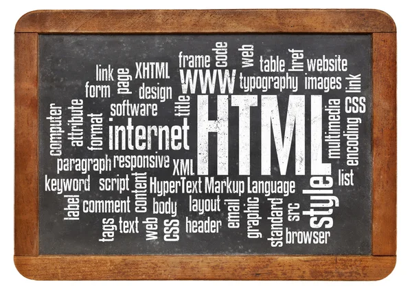 Html - langage de balisage hypertexte — Photo