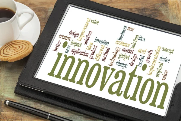 Innovation word cloud — Stockfoto