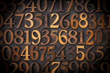 tahta numara arka plan