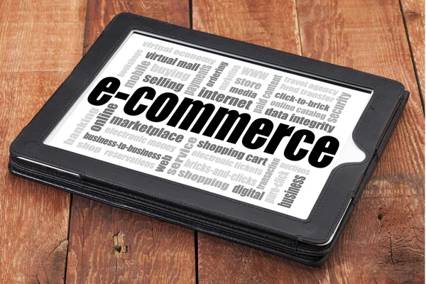 Облако слов e-commerce — стоковое фото