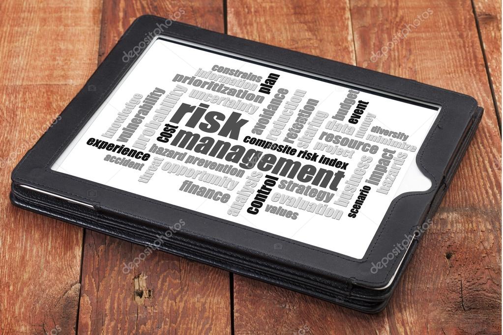 risk management word cloud 