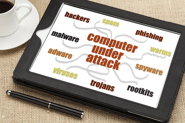 Computer network security concept — Stock Photo, Image