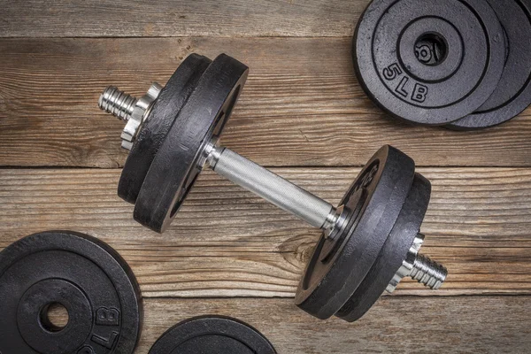 Exercise weights — Stock Photo, Image