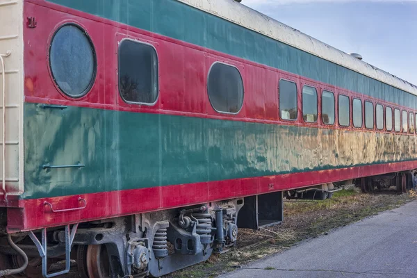 Vintage railroad passenger car — Stock Photo, Image