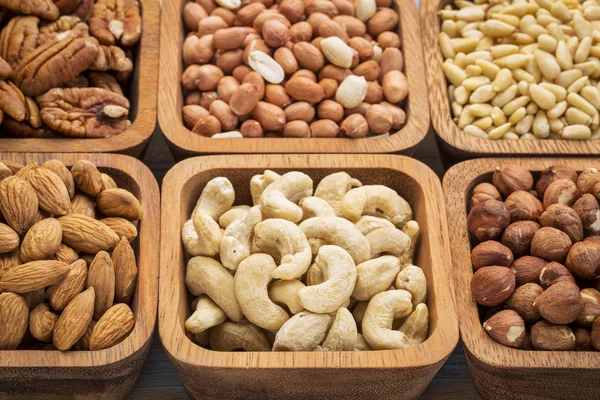 Cashew and other nuts abstract — Stock Photo, Image