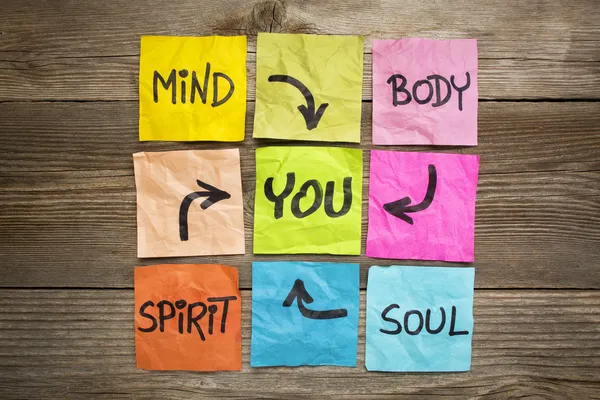 Mind, body, spirit, soul and you — Stock Photo, Image