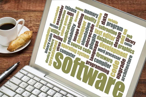 Software word cloud — Stock Photo, Image