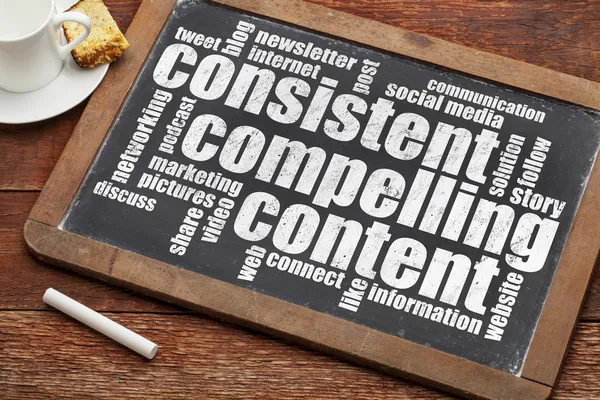 Contenuto coerente e convincente — Foto Stock