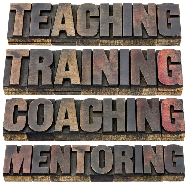 Lehre, Ausbildung, Coaching — Stockfoto