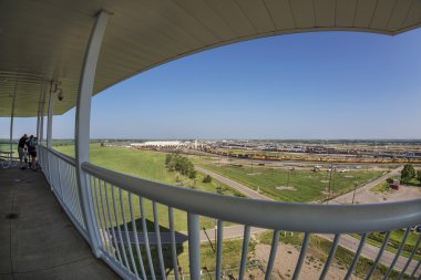 Bailey demiryolu yard balıkgözü perspektif