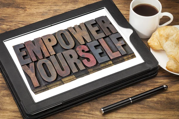 Empower yourself concept — Stock Photo, Image