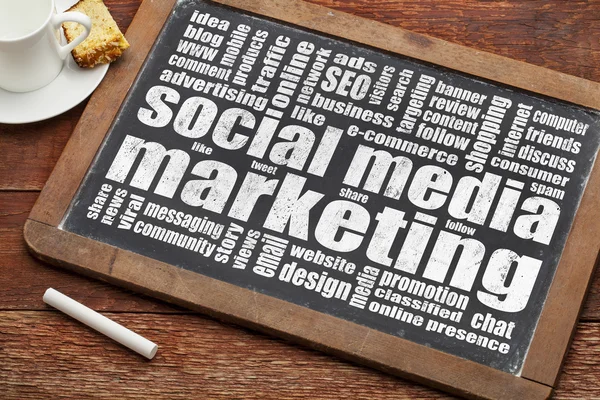 Social media marketing — Stock Photo, Image