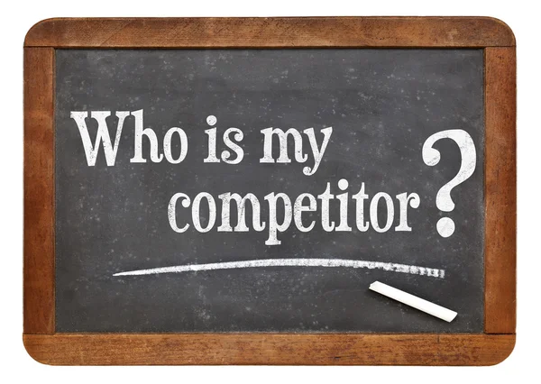 Who is my competitor — Stock Photo, Image