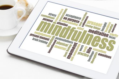 Mindfulness kelime bulutu