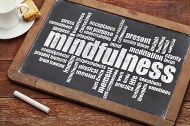 Mindfulness kelime bulutu