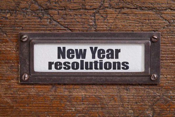 New Year resolutions — Stock Photo, Image