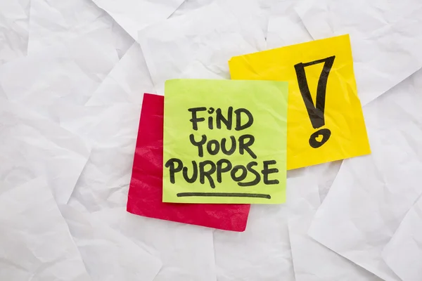 Encontrar o seu propósito — Fotografia de Stock