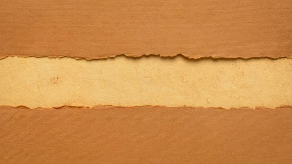Паперова Абстракція Помаранчевих Гарбузових Тонах Копіювальним Простором Листи Паперу Ручної — стокове фото