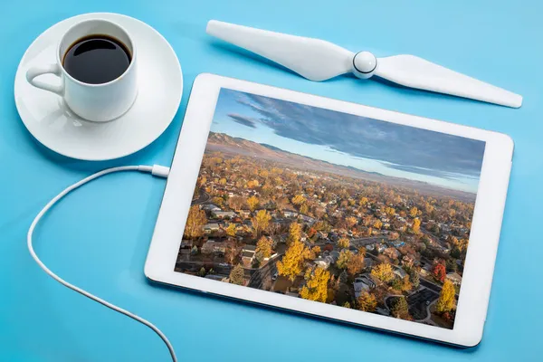 Sunrise City Fort Collins Front Range Rocky Mountains Northern Colorado — Stock Photo, Image