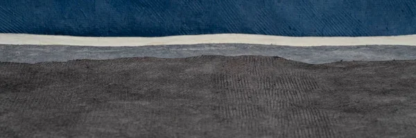 Абстрактный Ночной Пейзаж Сером Синем Коллекция Бумаги Хуун Амате Ручной — стоковое фото