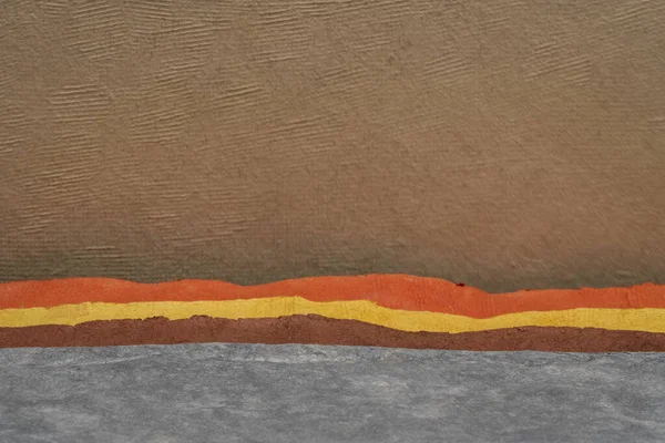 アーストーンの抽象的な紙の風景 メキシコでハンドメイドされたフンとアメリカの紙のコレクション — ストック写真