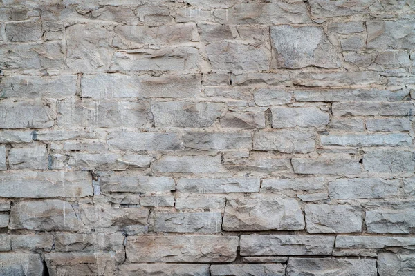 旧建筑粗糙的砂岩和混凝土墙 — 图库照片