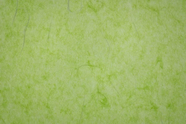 Achtergrond Van Licht Groen Verlicht Handgemaakt Moerbeienpapier — Stockfoto