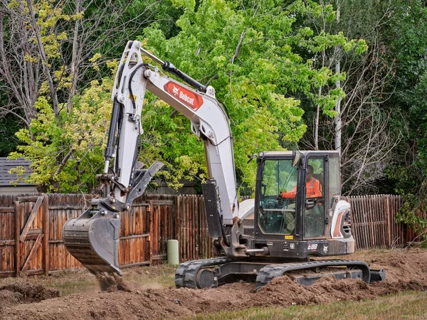 Fort Collins Usa July 2022 E88 Largest Bobcat Compact Excavator — Foto de Stock