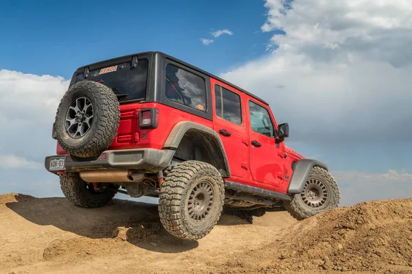 Loveland Usa August 2022 Jeep Wrangler Rubicon Model Training Drive — Stok fotoğraf