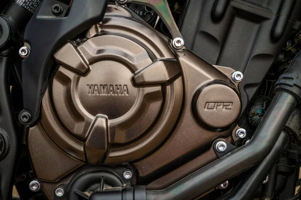 Loveland Usa August 2022 Detail Yamaha Motorcycle 689Cc Cp2 Liquid — Stockfoto