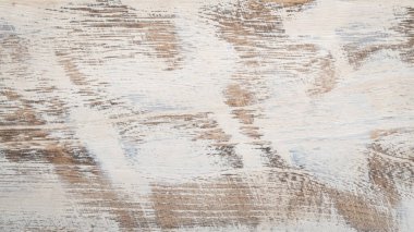 grunge, distressed, weathered wood painted white - texture