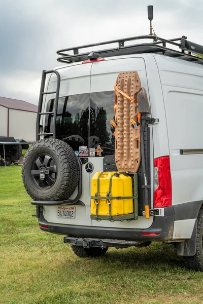 Loveland Usa Augusti 2022 Baksidan 4X4 Husbil Mercedes Sprinter Chassi — Stockfoto