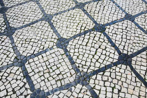 Calçada Com Pedras Lisboa — Fotografia de Stock