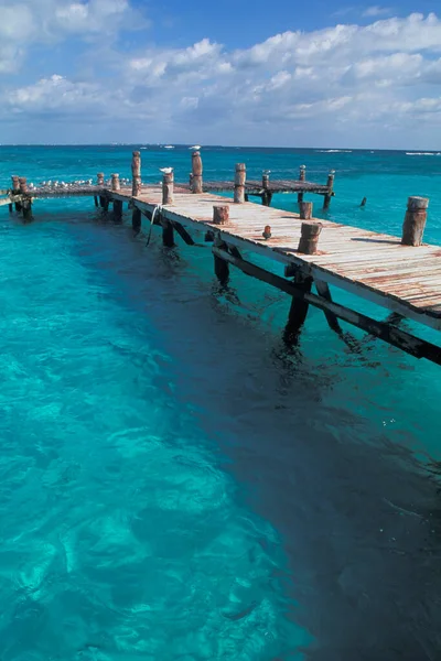 Spiagge Caraibiche Della Riviera Maya Nelle Vicinanze Cancun Quintana Roo — Foto Stock