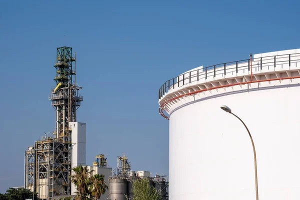 Petrochemical Industry Refinery Tarragona Spain — Stock Photo, Image