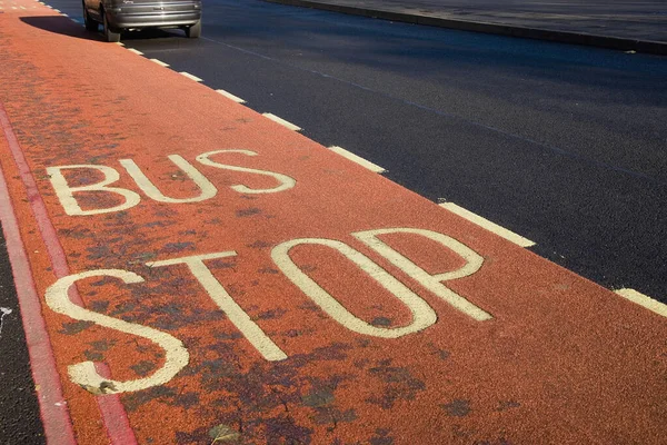 Traffic Stop Sign City Street — Stock Photo, Image