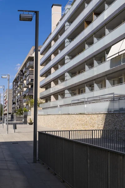 Barrio Modernos Edificios Apartamentos Badalona Provincia Barcelona España — Foto de Stock