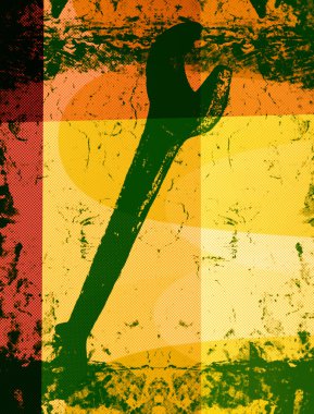 tasarlanan bilgisayar grunge arka plan - Araçlar