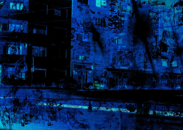 Notte blu — Foto Stock