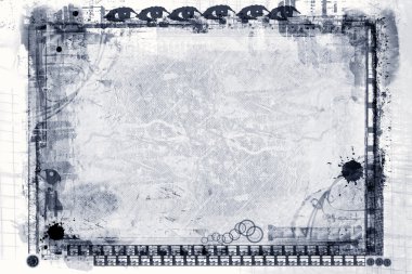 Grunge kenarlık ve arka plan