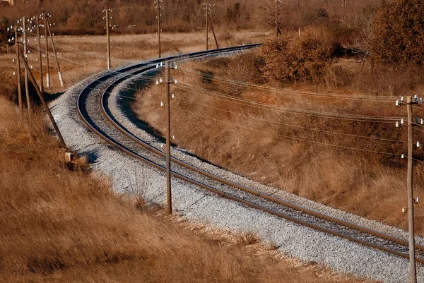 Ferrocarriles — Foto de Stock