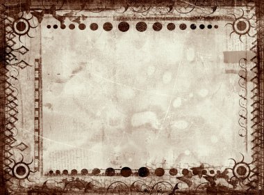 Grunge kenarlık ve arka plan