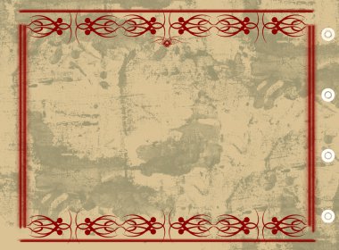 Grunge retro tarzı çerçeve projeleriniz için