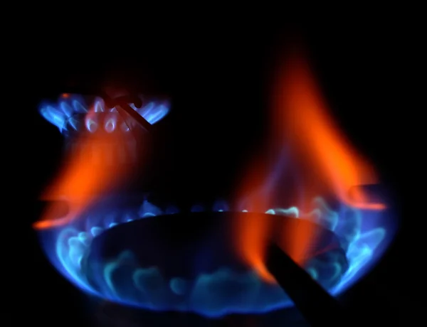 Gas flame — Stock Photo, Image