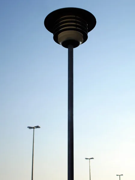 Lantern on a background of blue sky — Stock Photo, Image