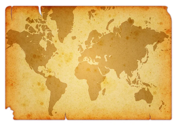 Mapa světa Grunge — Stock fotografie