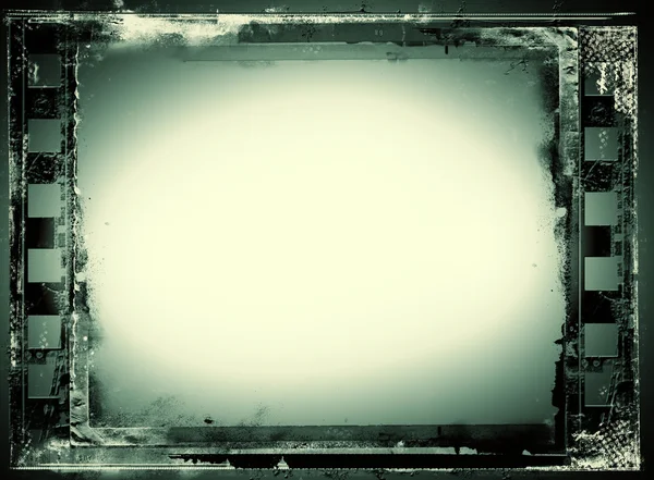 Grunge 影片帧 — 图库照片