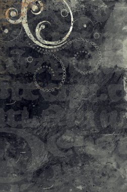 Grunge çiçek arkaplanı